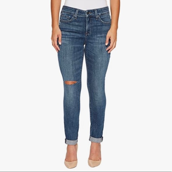 NYDJ Girlfriend Jeans Newton With Knee Slit Size 18W - Picture 3 of 4